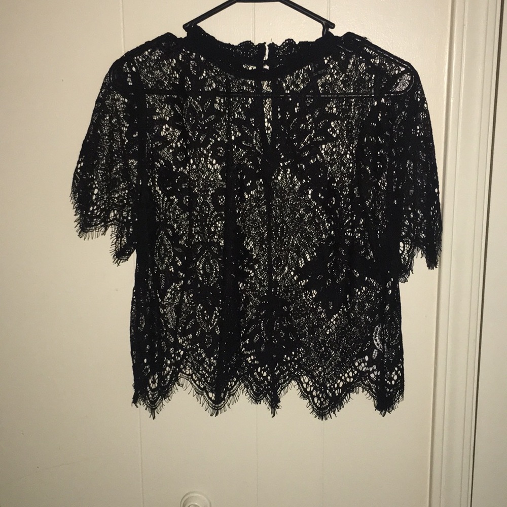 Lace Black Top